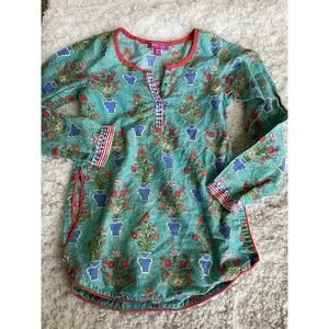 Biba girls sz. 4/5 lightweight tunic style top/dress. Beautiful design